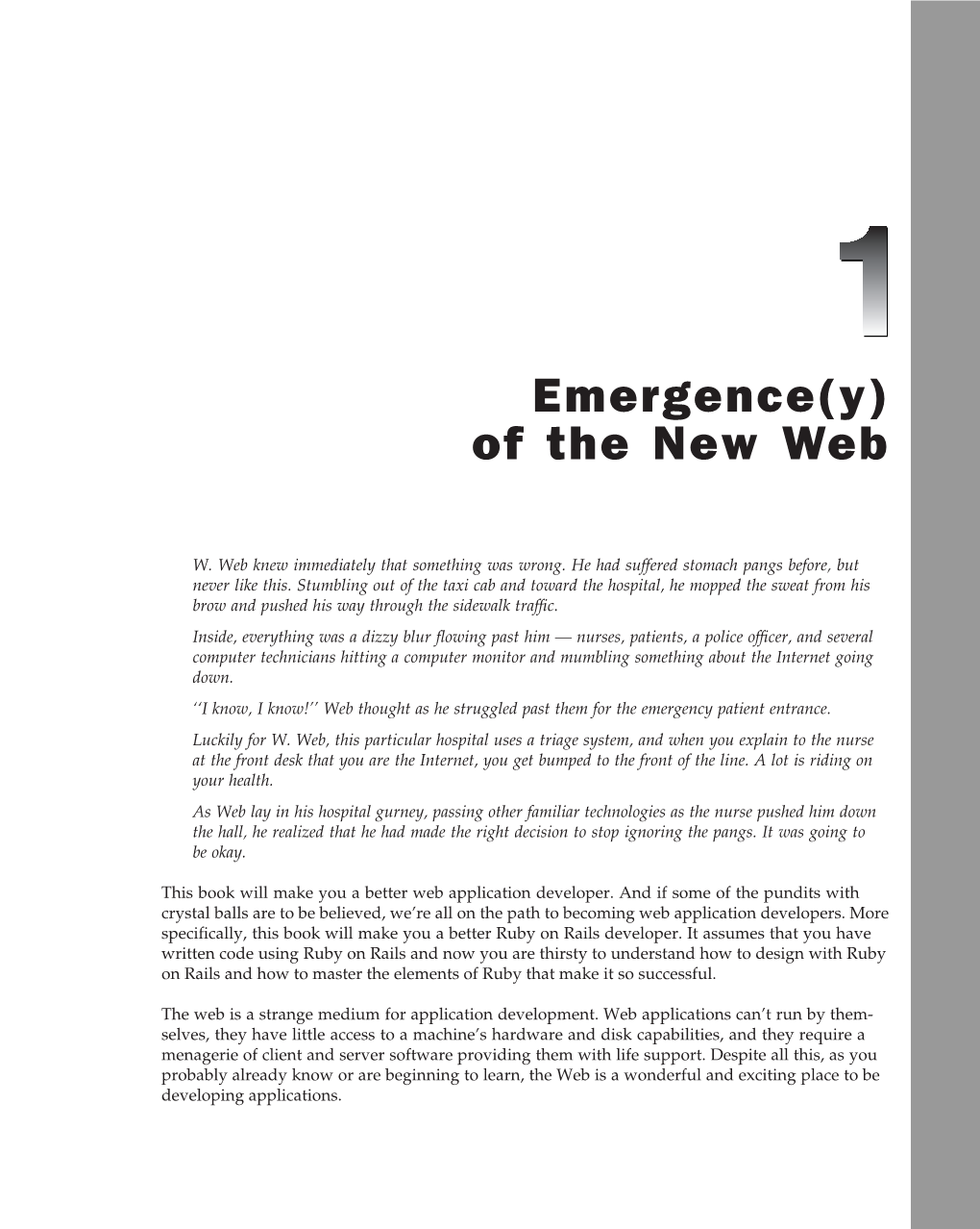 Emergence(Y) of the New Web