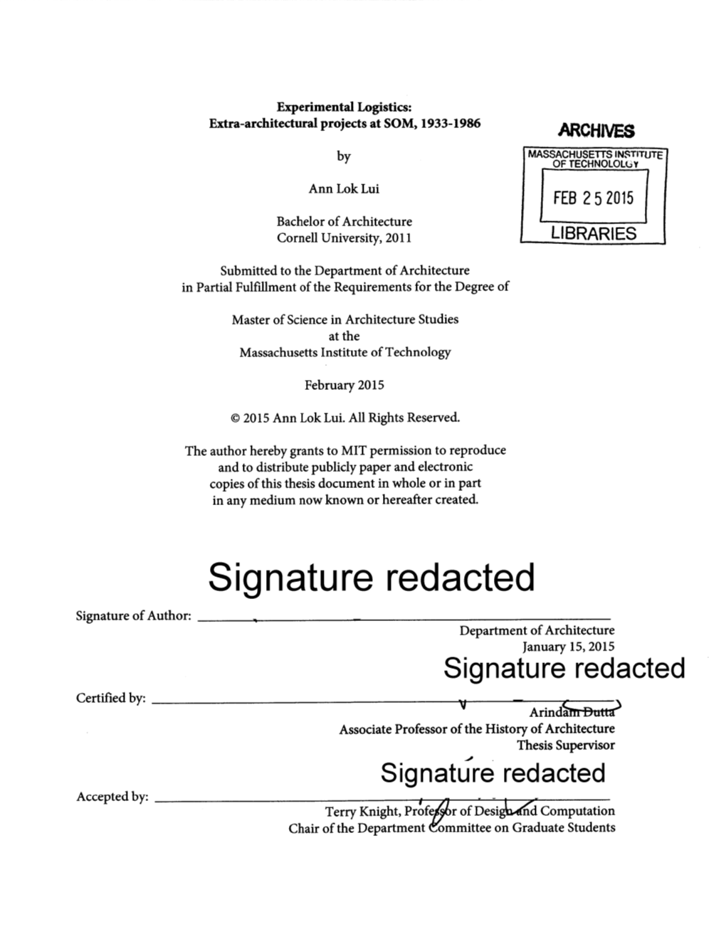 Signature Redacted