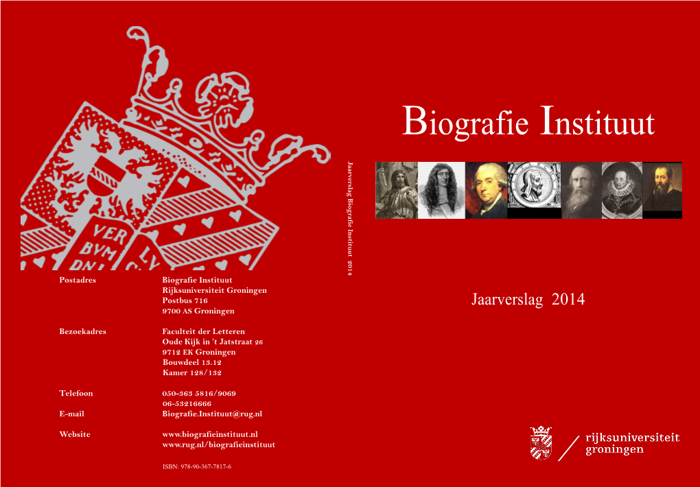 Biografie Instituut 2014