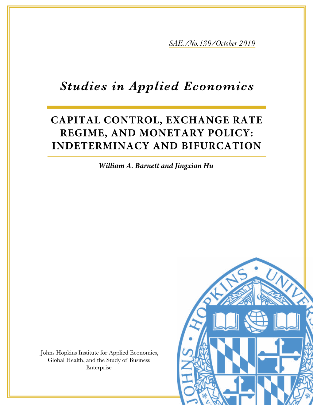 Studies in Applied Economics