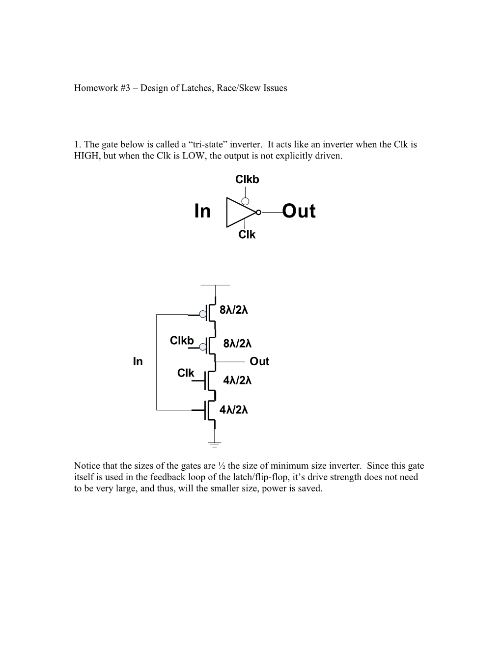 Homework #2 Moore S Law for Wires, Simple NAND Gate