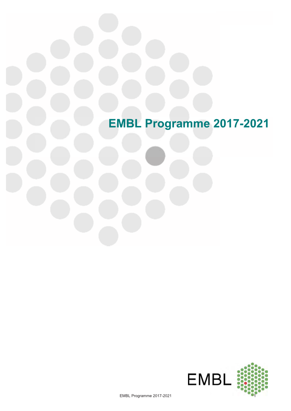 EMBL Programme 2017-2021: Digital Biology
