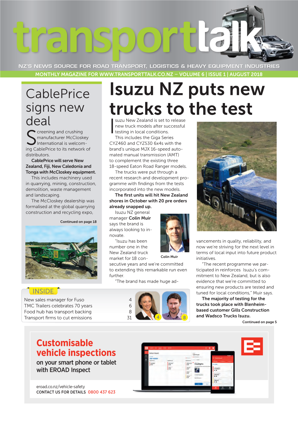 Isuzu NZ Puts New Trucks to the Test