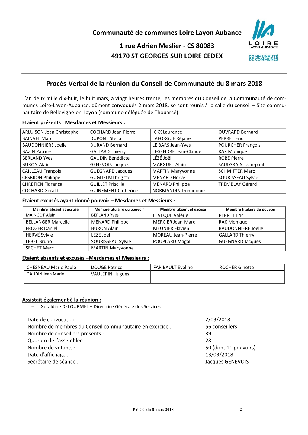 Communauté De Communes Du Secteur Des Ponts De Cé