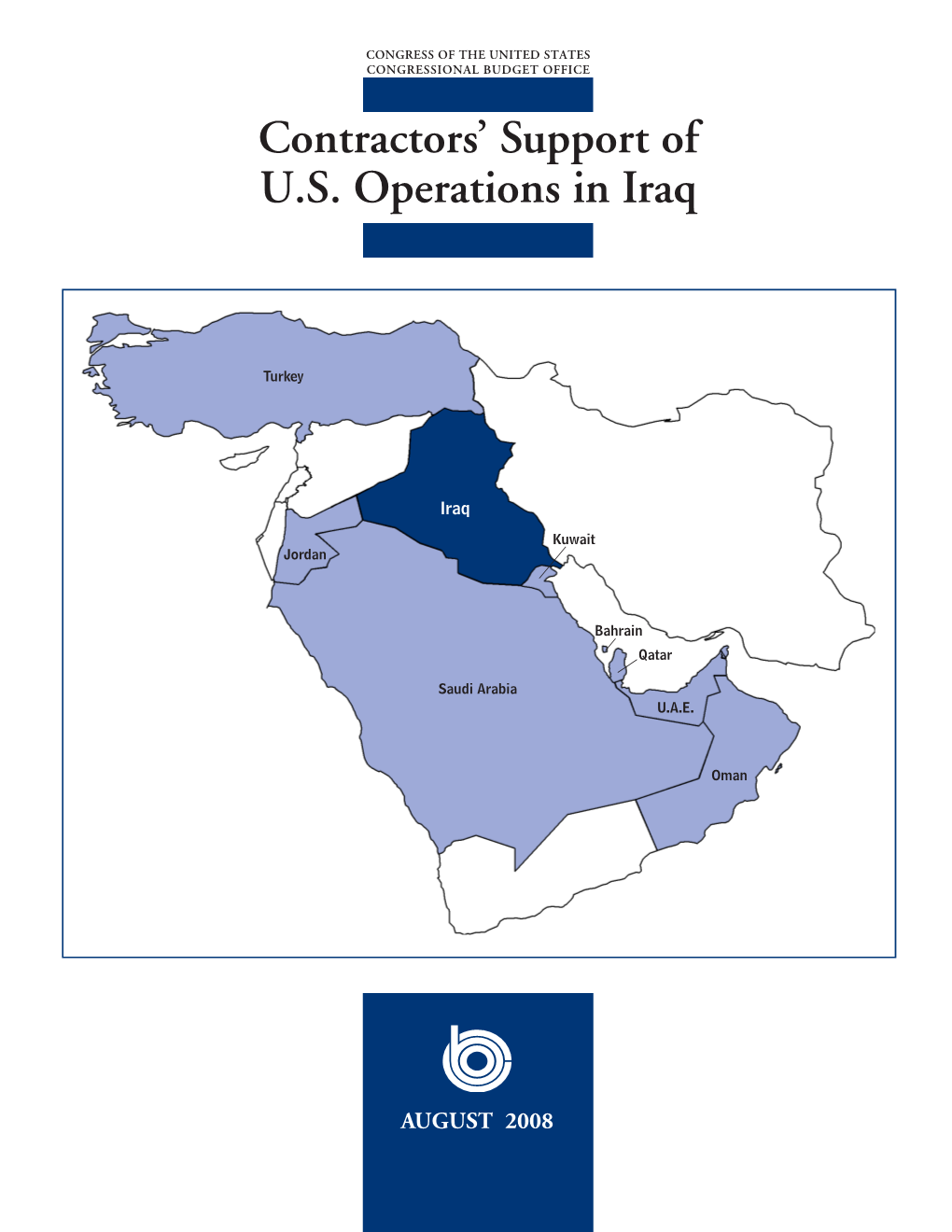 Contractors' Support of U.S. Operations in Iraq