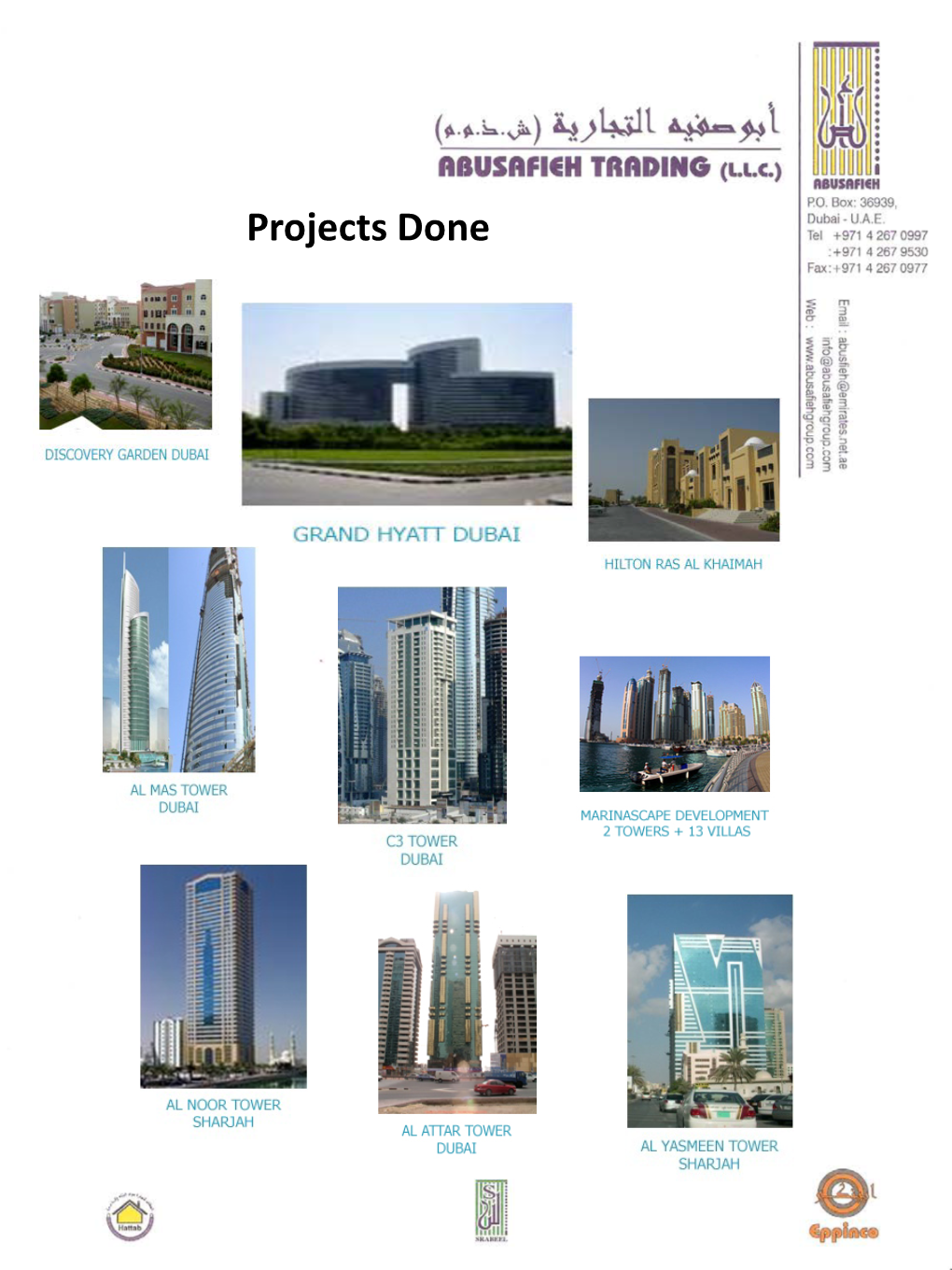 Projects Completed