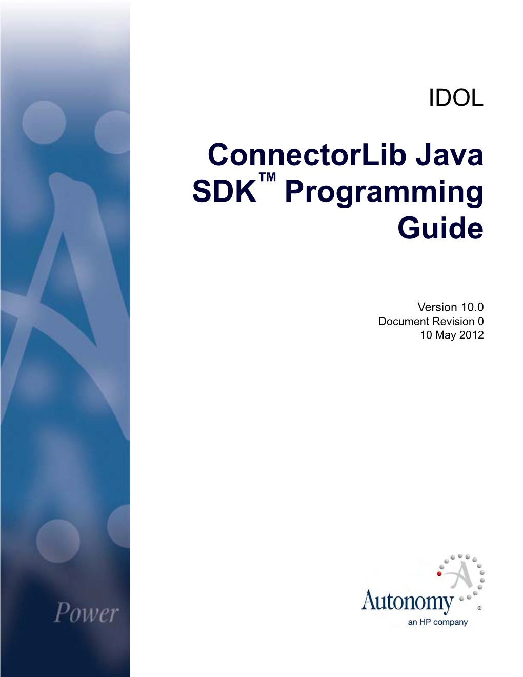 Connectorlib Java SDK 10.0 Programming Guide