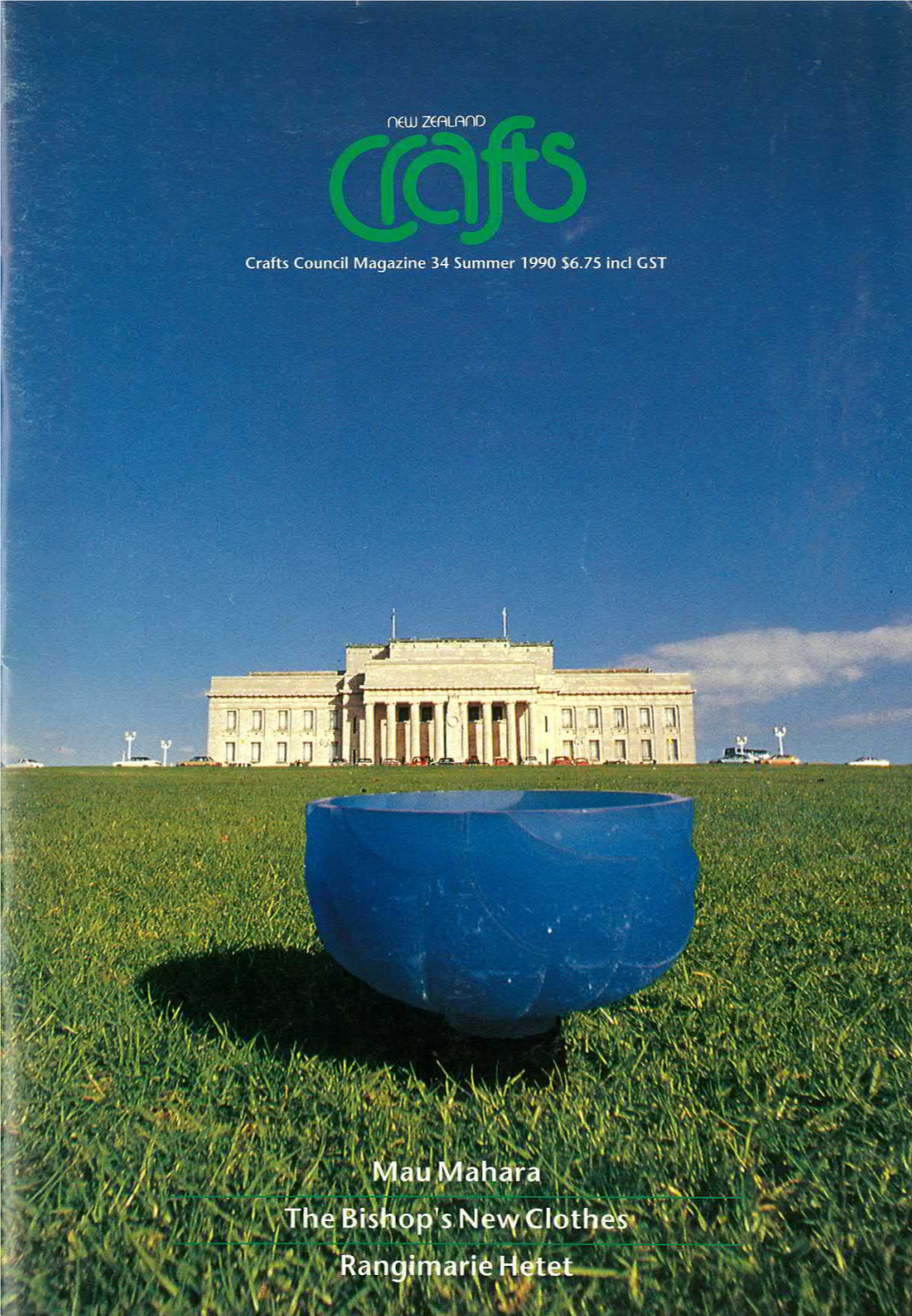 New Zealand Crafts Issue 34 Summer 1990