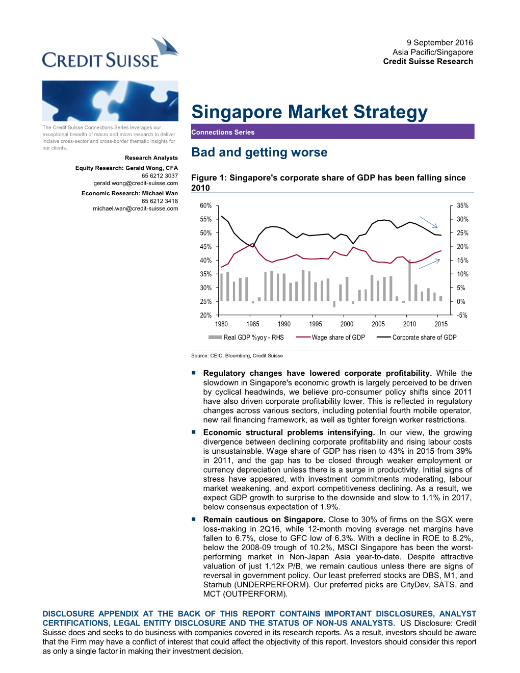Singapore Market Strategy