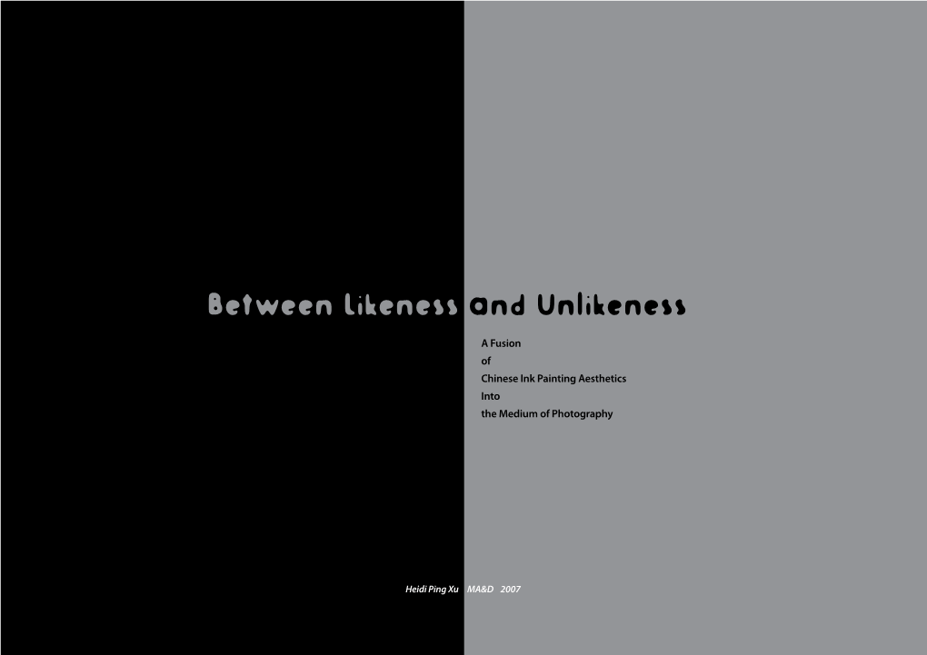 Between Likeness and Unlikeness