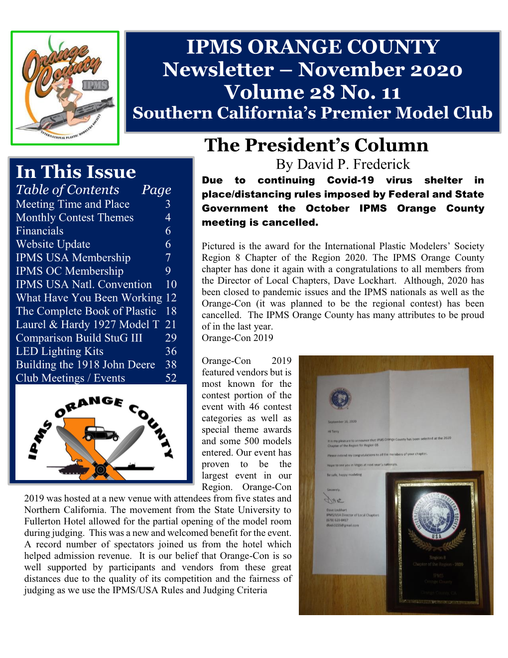 IPMS OC Newsletter Nov 2020