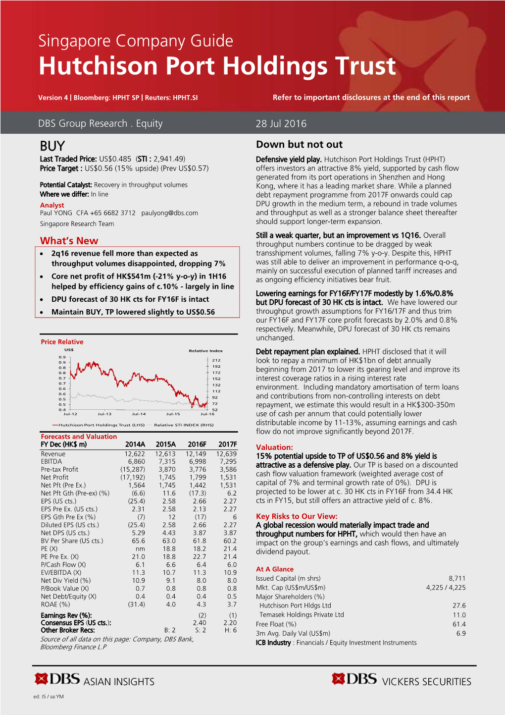 Hutchison Port Holdings Trust