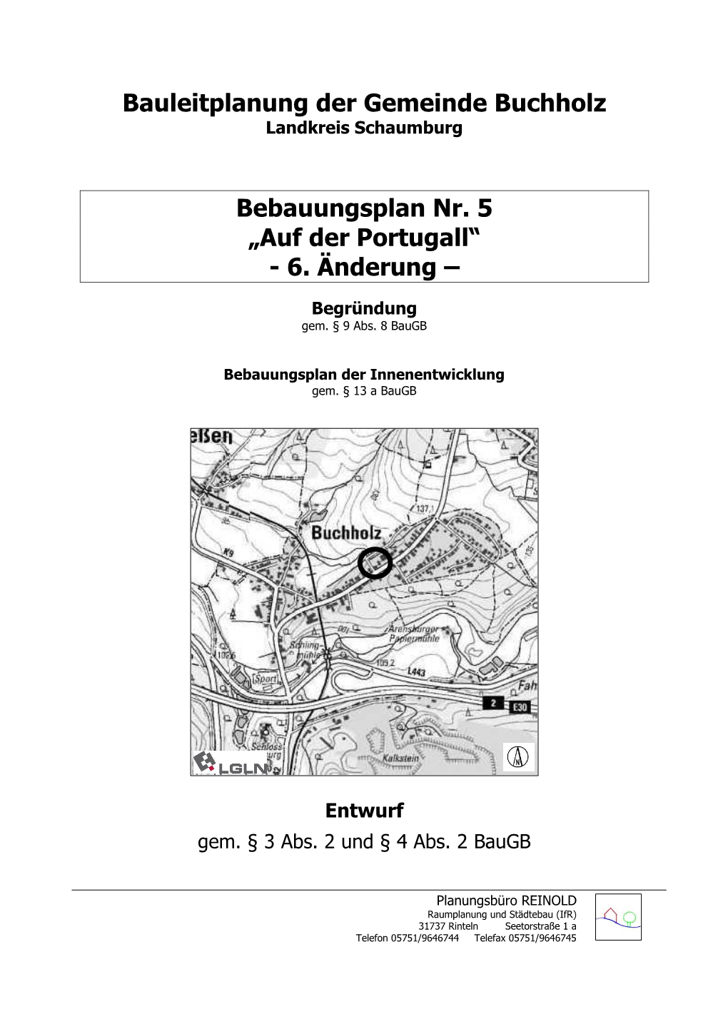 Bebauungsplan Nr. 5 „Auf Der Portugall“ - 6