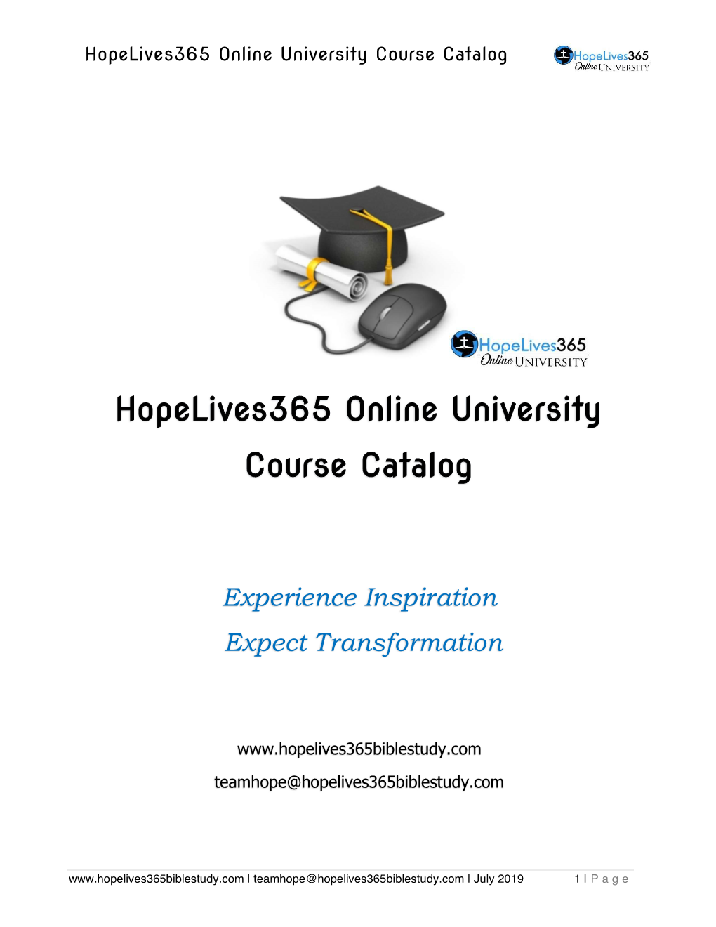 View Our Course Catalog Offline