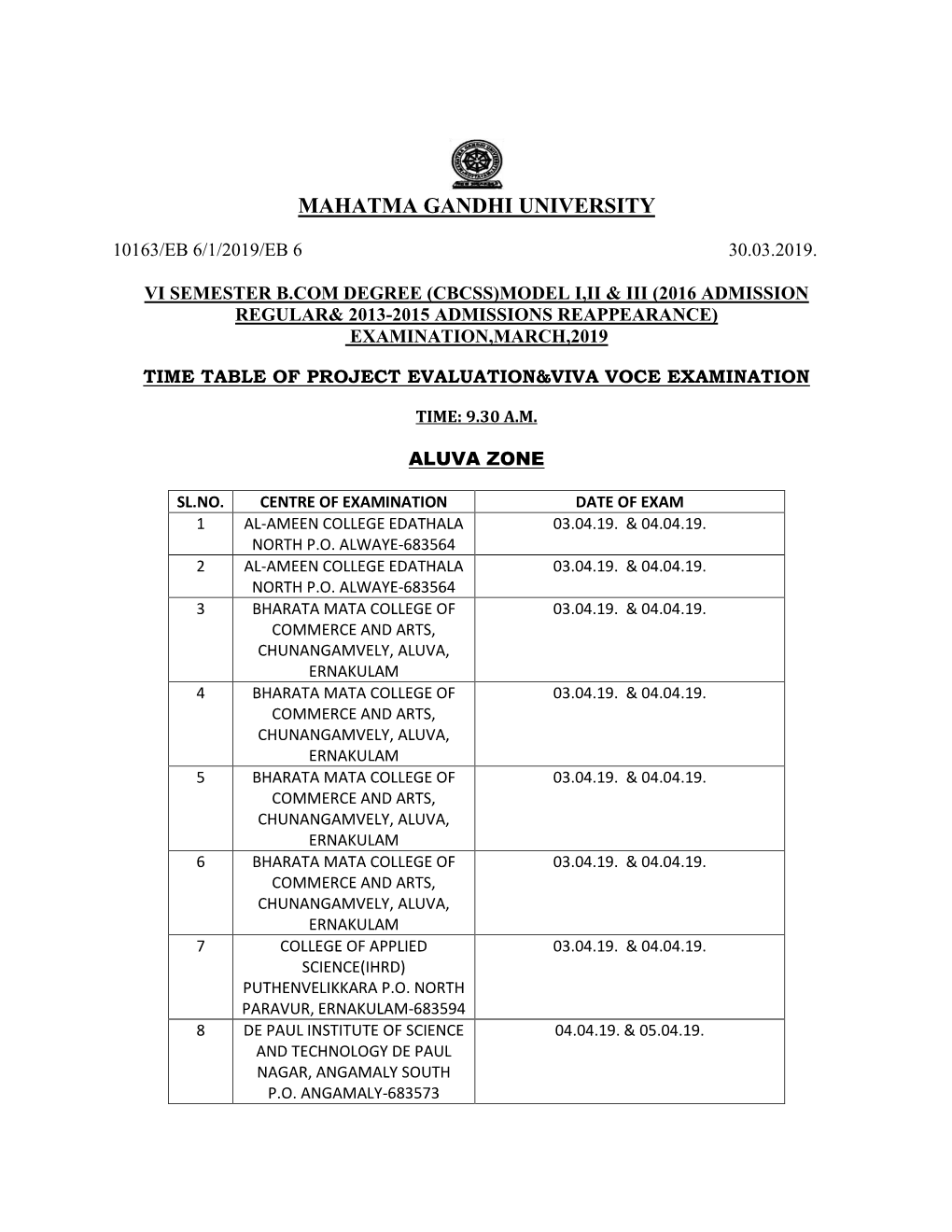 Mahatma Gandhi University