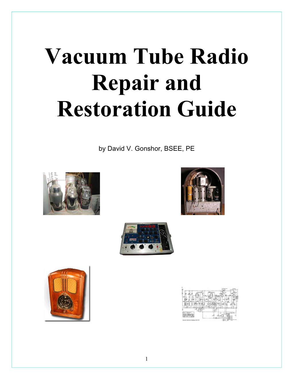 Vacuum Tube Radio Restoration Guide