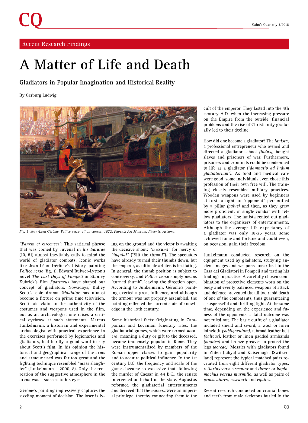 A Matter of Life and Death