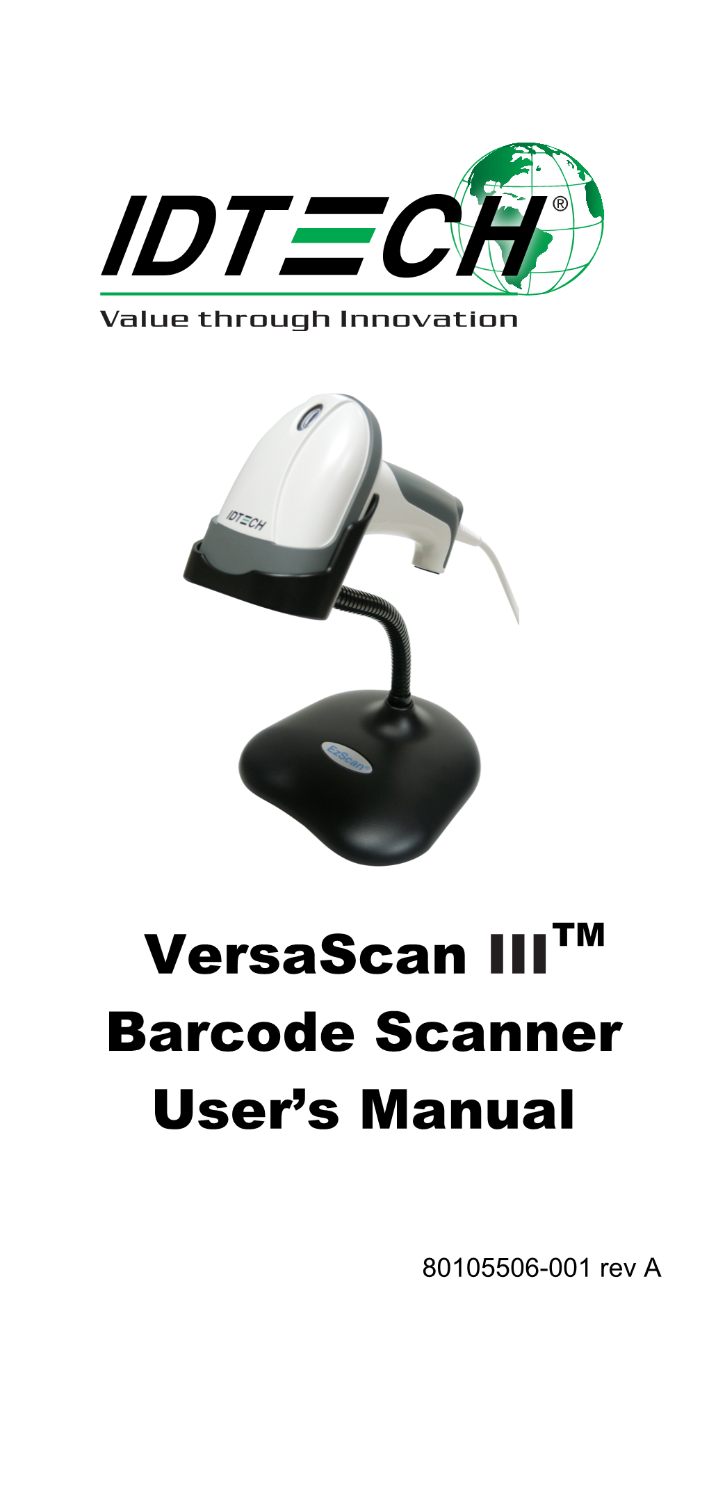 Versascan IIITM Barcode Scanner User's Manual