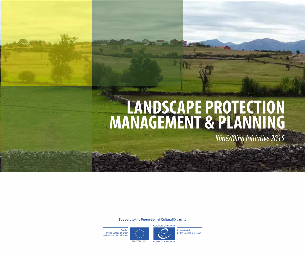 Landscape Protection Management & Planning