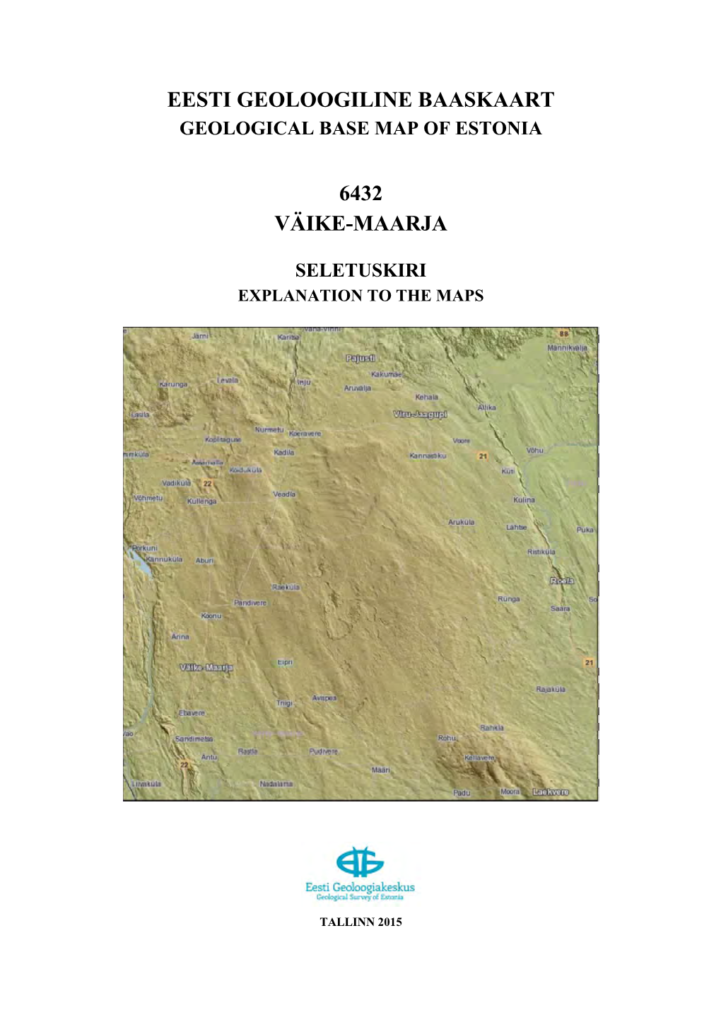 Eesti Geoloogiline Baaskaart 6432 Väike-Maarja