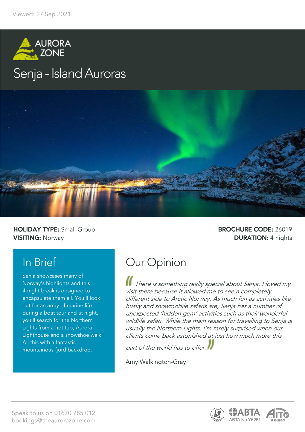 Senja - Island Auroras