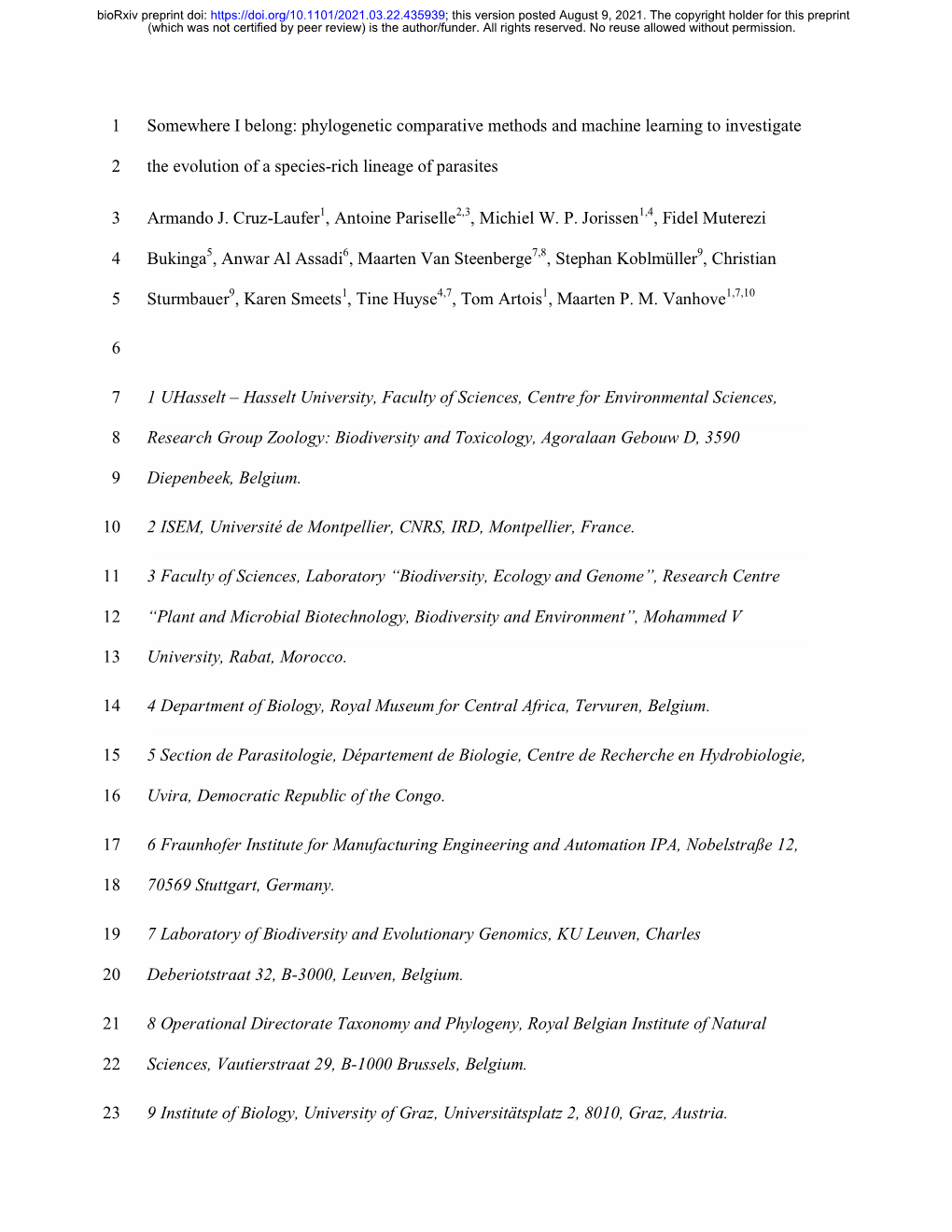 Phylogenetic Comparative Methods and Machine Learning to Investigate