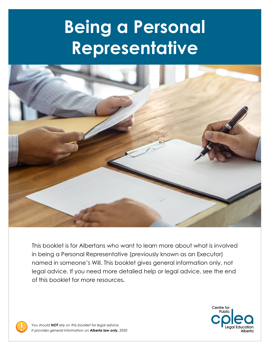 Being a Personal Representative