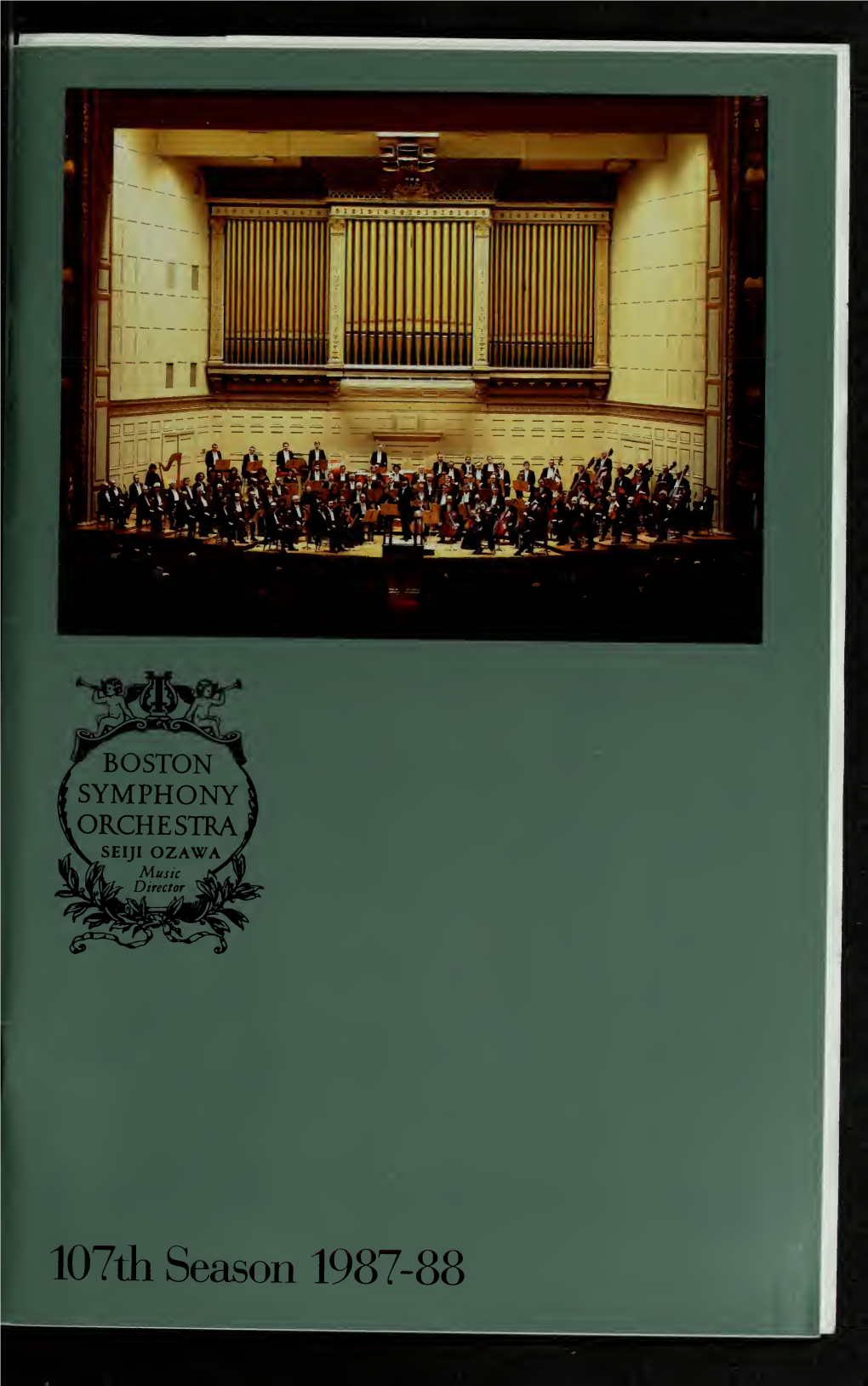 Boston Symphony Orchestra Concert Programs, Season 107, 1987-1988, Subscription