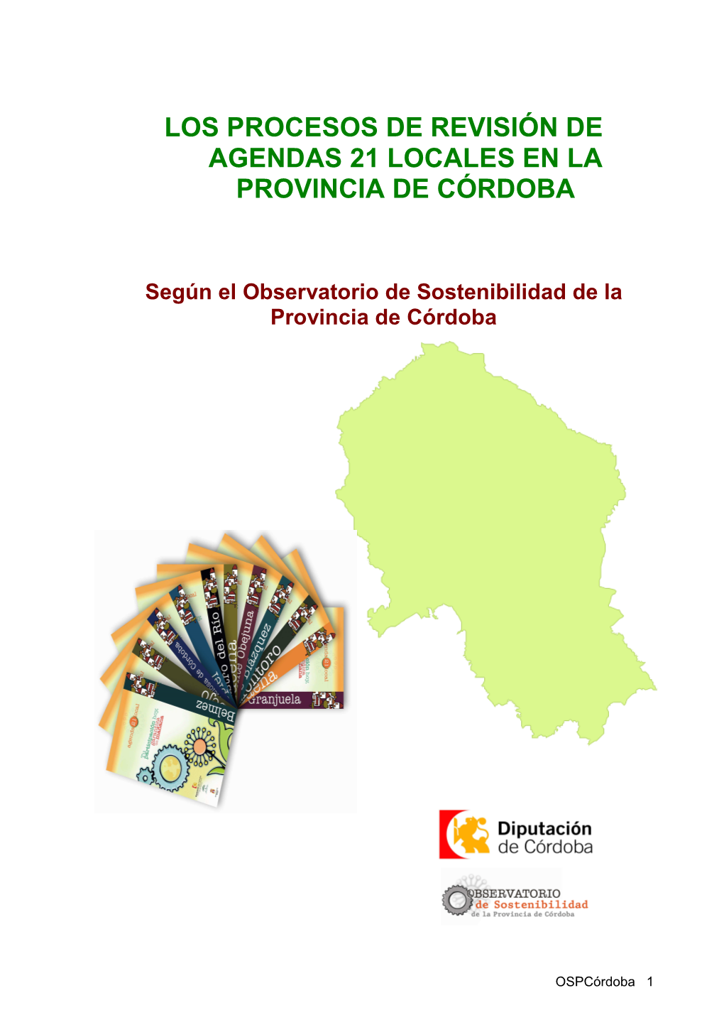 Los Procesos De Revisión De Agendas 21 Locales En La Provincia De Córdoba