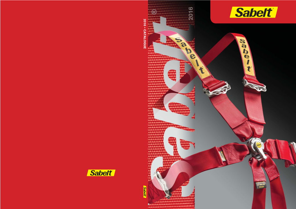 Sabelt Racing Gear & Equipment Catalog