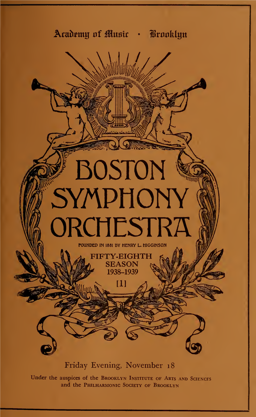 Boston Symphony Orchestra Concert Programs, Season 58