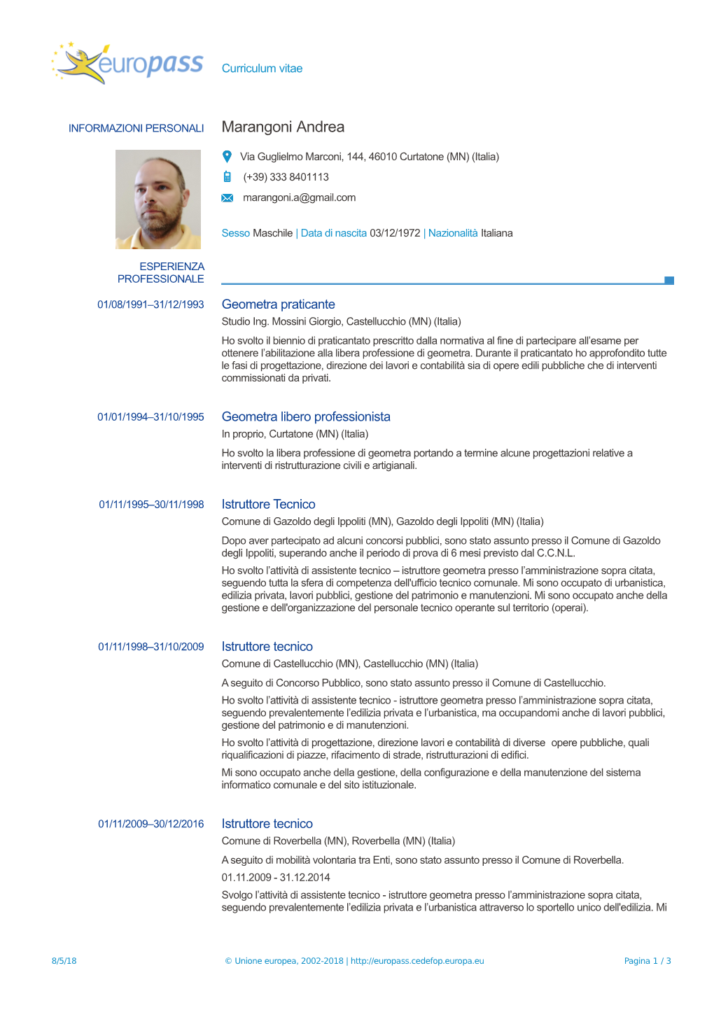 Curriculum Vitae