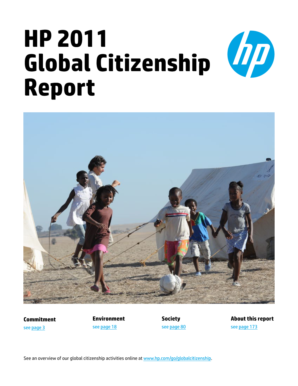 HP 2011 Global Citizenship Report