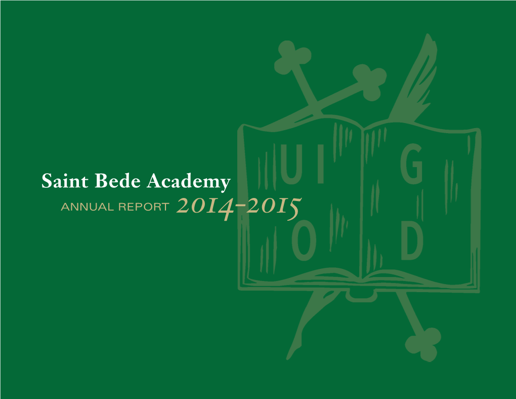 Saint Bede Academy Annual Report 2014-2015