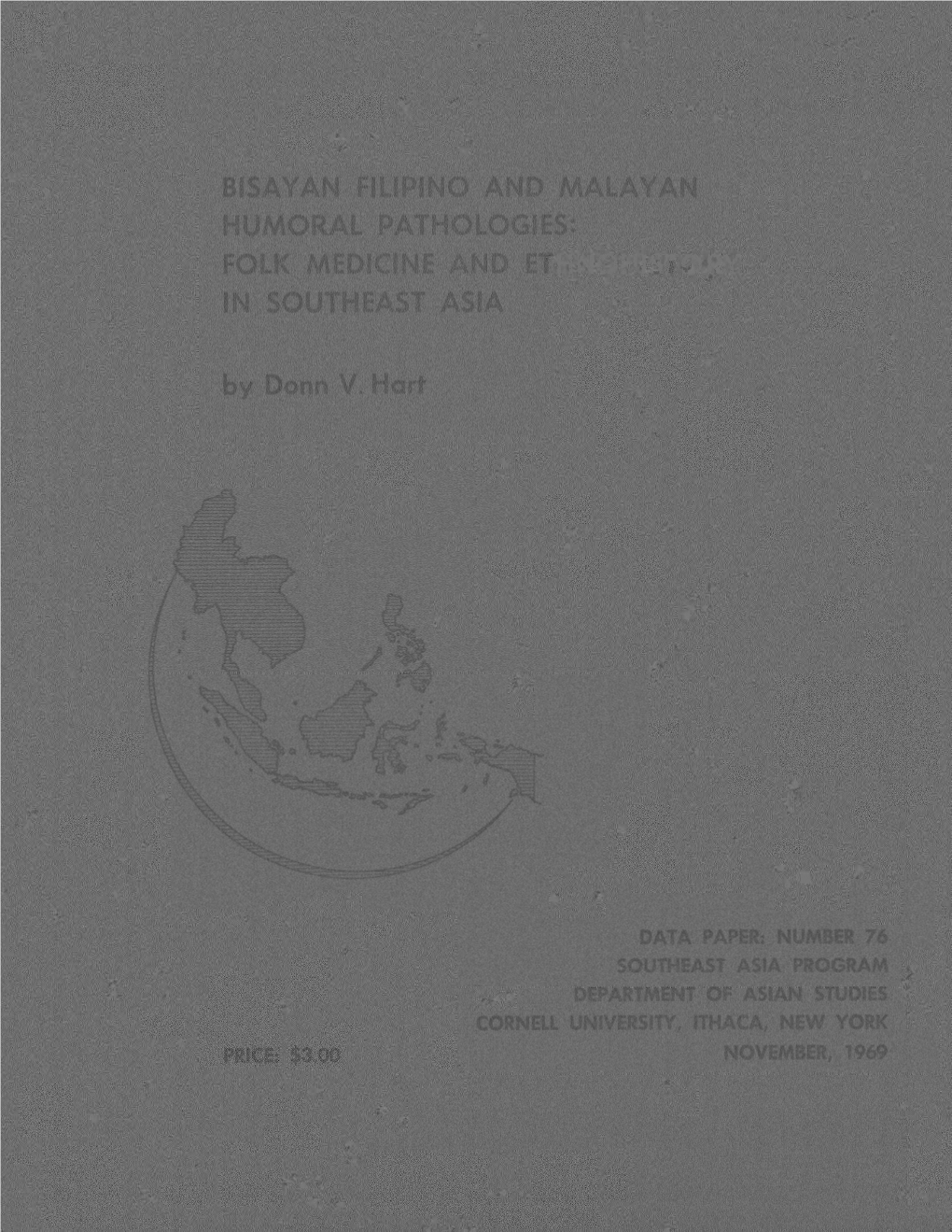 Bisayan Filipino and Malayan Humoral Pathologies: Folk Medicine And