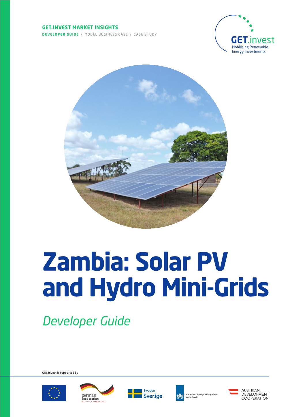 Zambia: Solar PV and Hydro Mini-Grids — Developer Guide