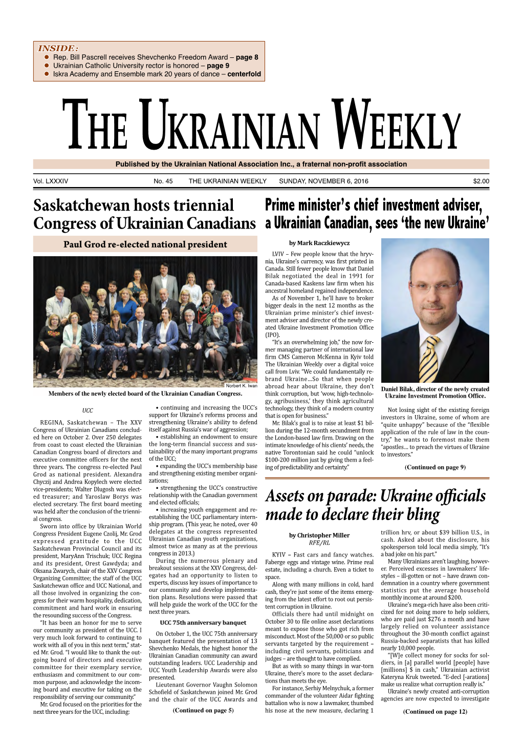 The Ukrainian Weekly, 2016