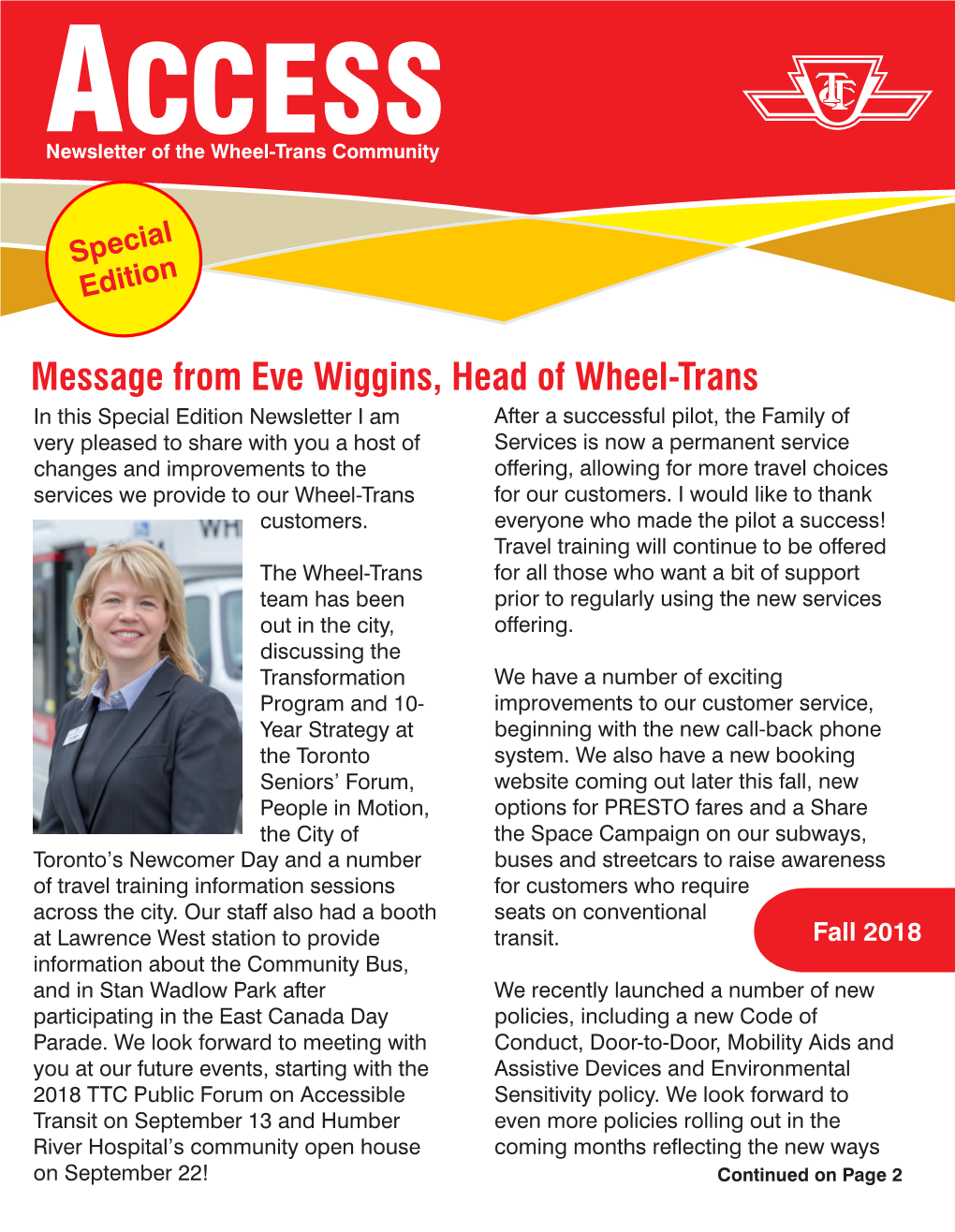 Fall 2018 Wheeltrans Newsletter.Pdf