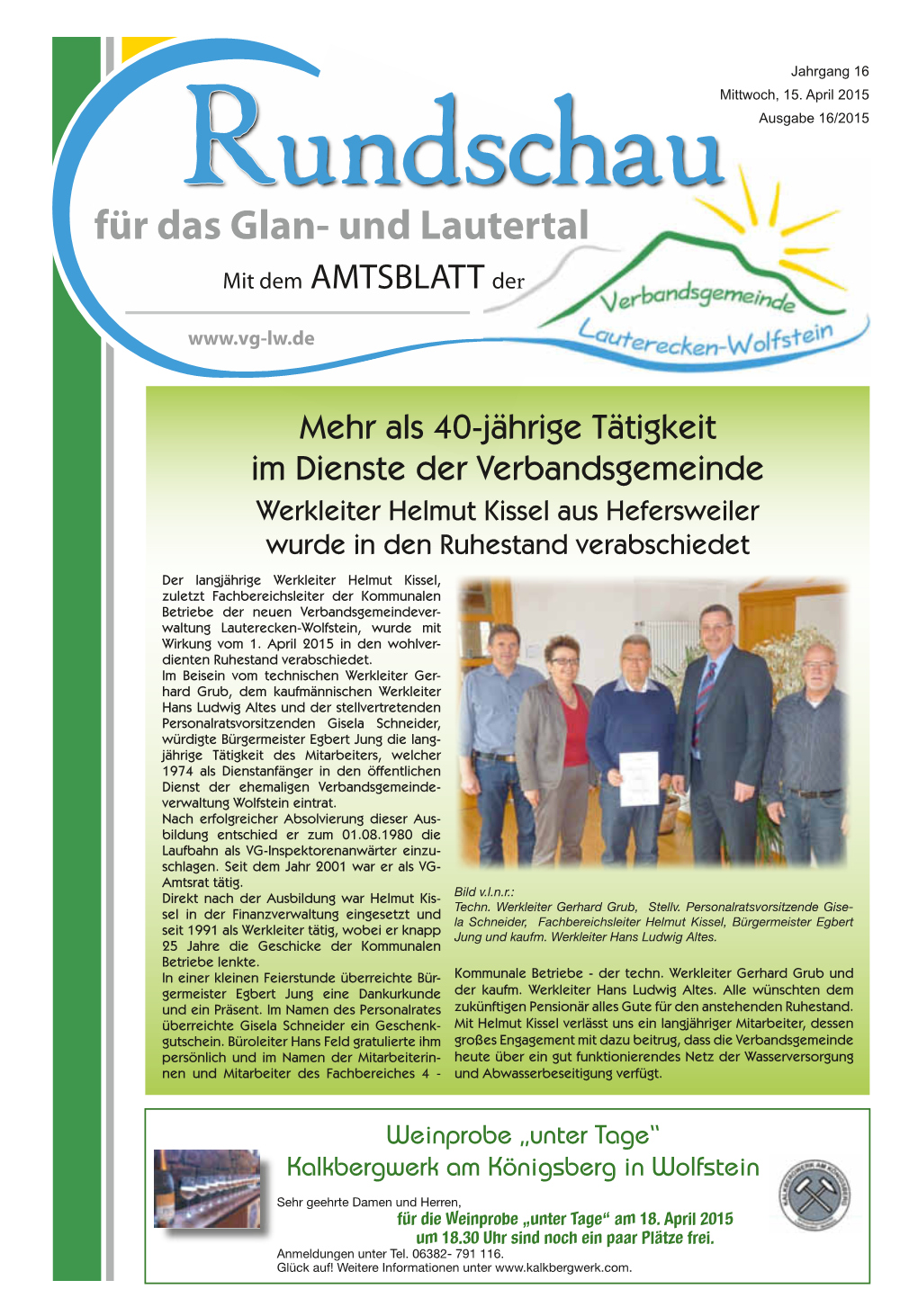 Für Das Glan- Und Lautertal