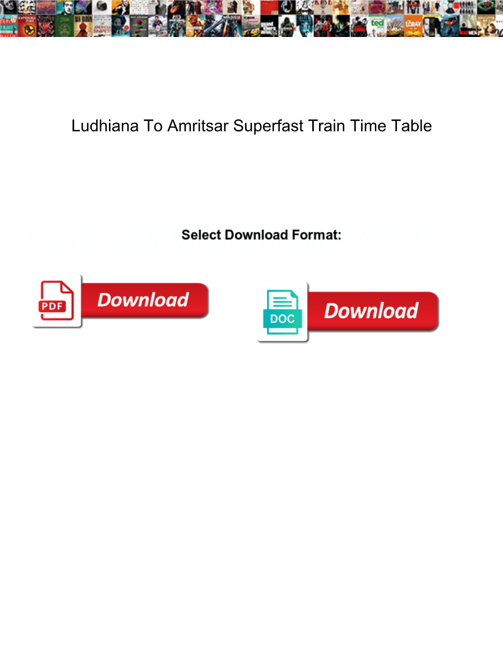 Ludhiana to Amritsar Superfast Train Time Table