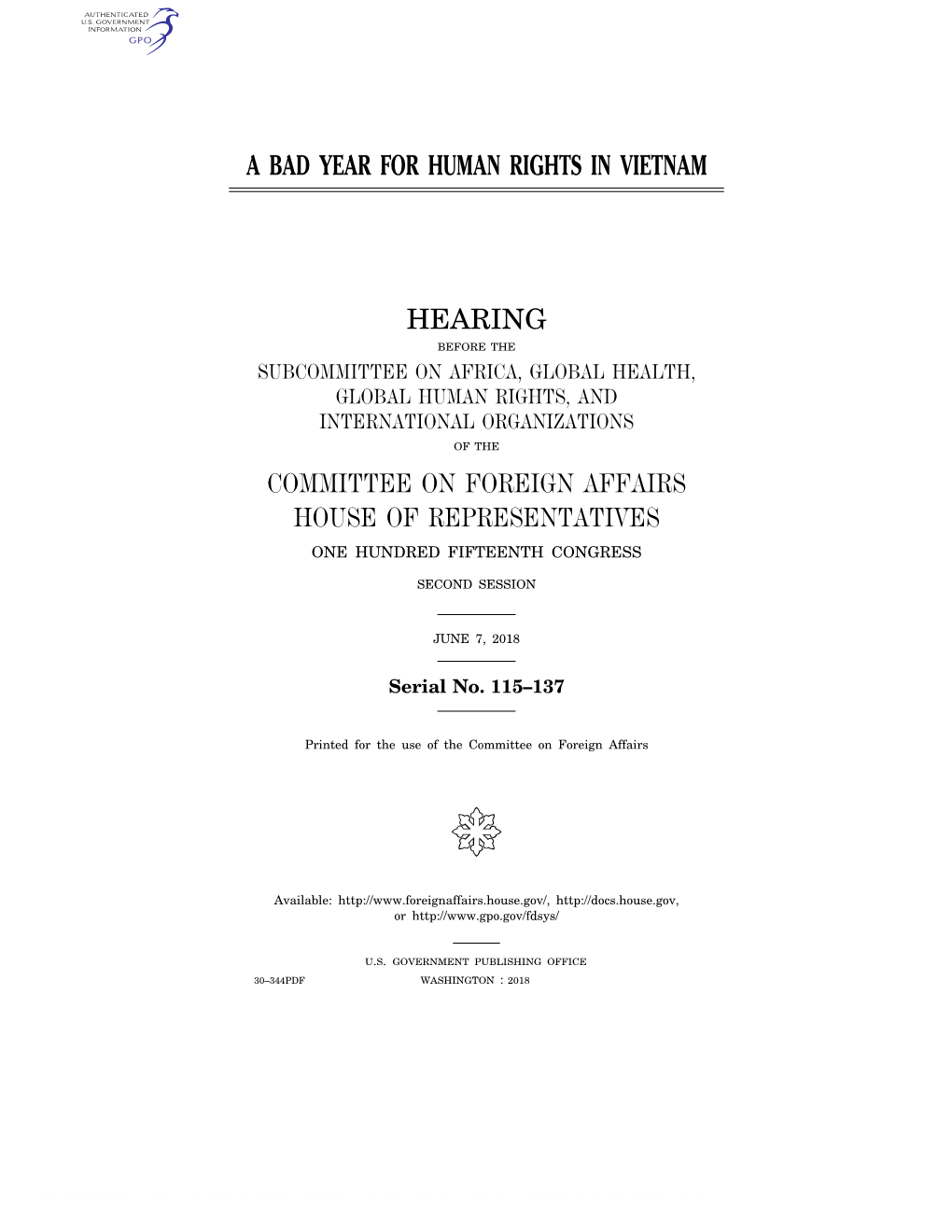 A Bad Year for Human Rights in Vietnam