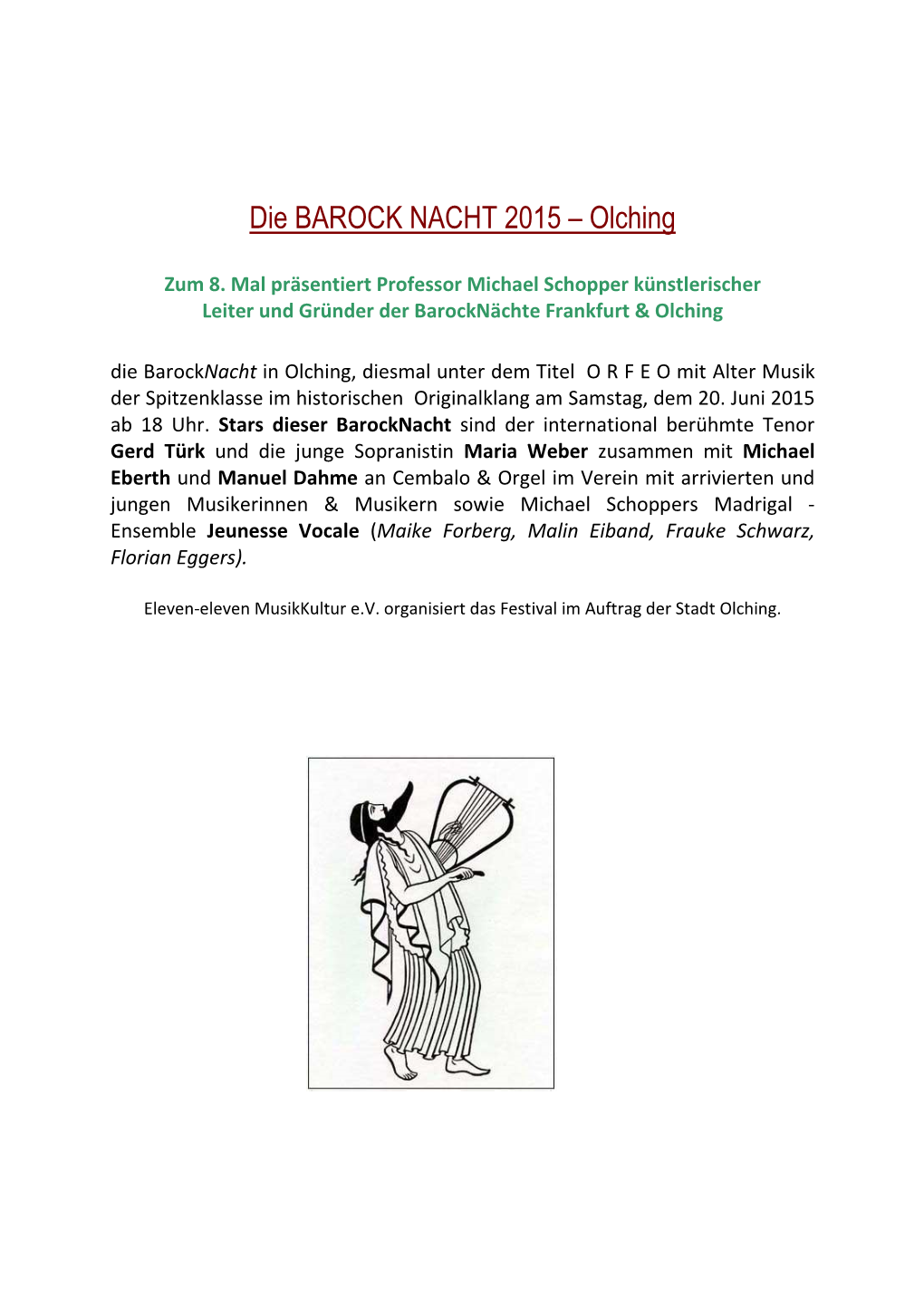 Die BAROCK NACHT 2015 – Olching