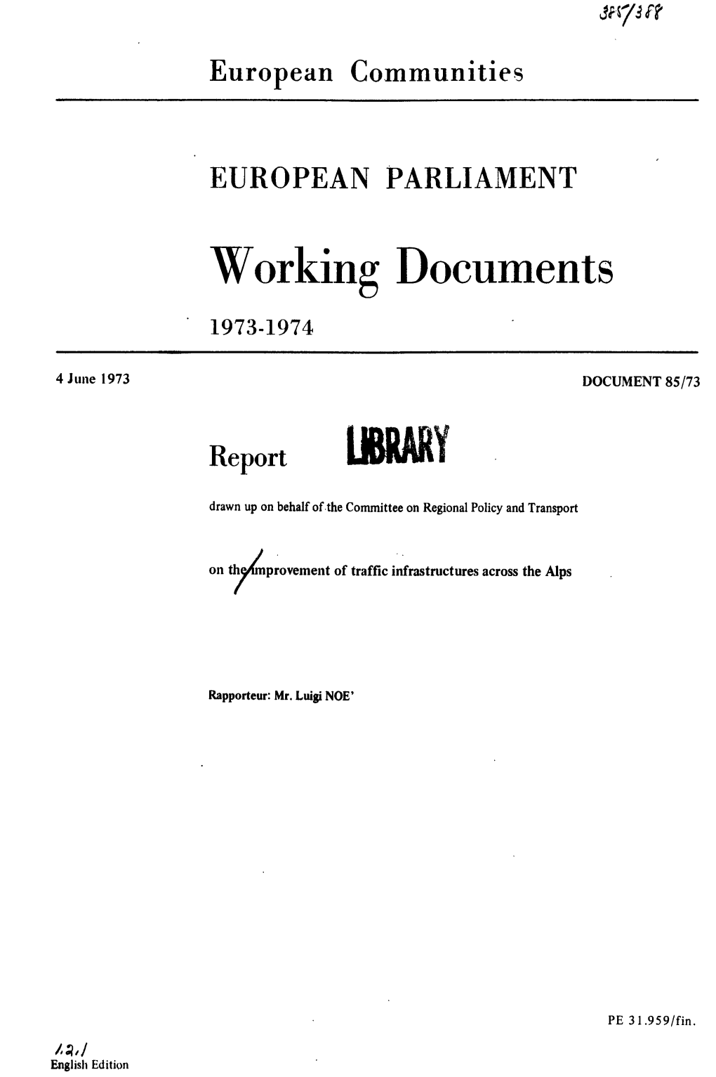 Working Documents