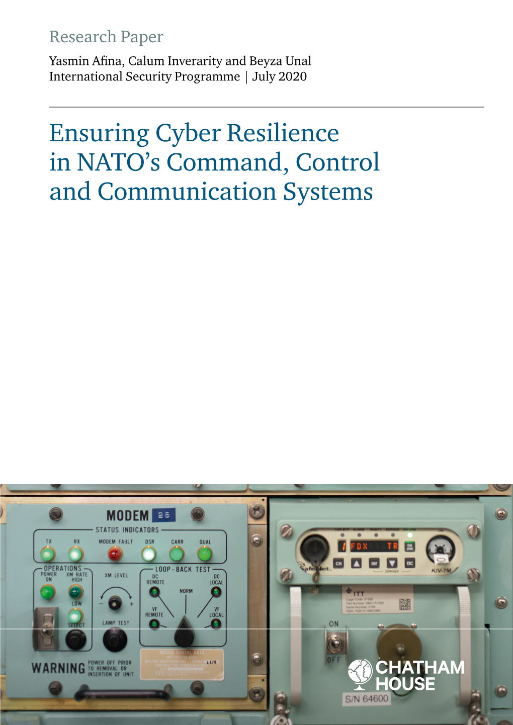 Ensuring Cyber Resilience in NATO's Command, Control And