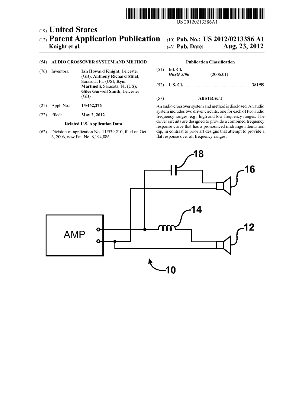 14 12 AMP Patent Application Publication Aug