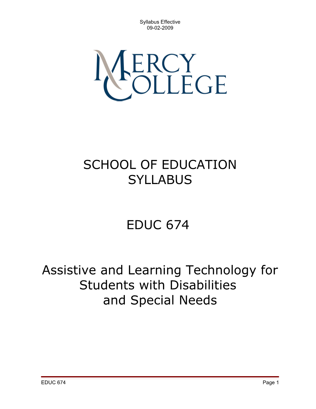 Assistive and Learning Technology for Students with Disabilities