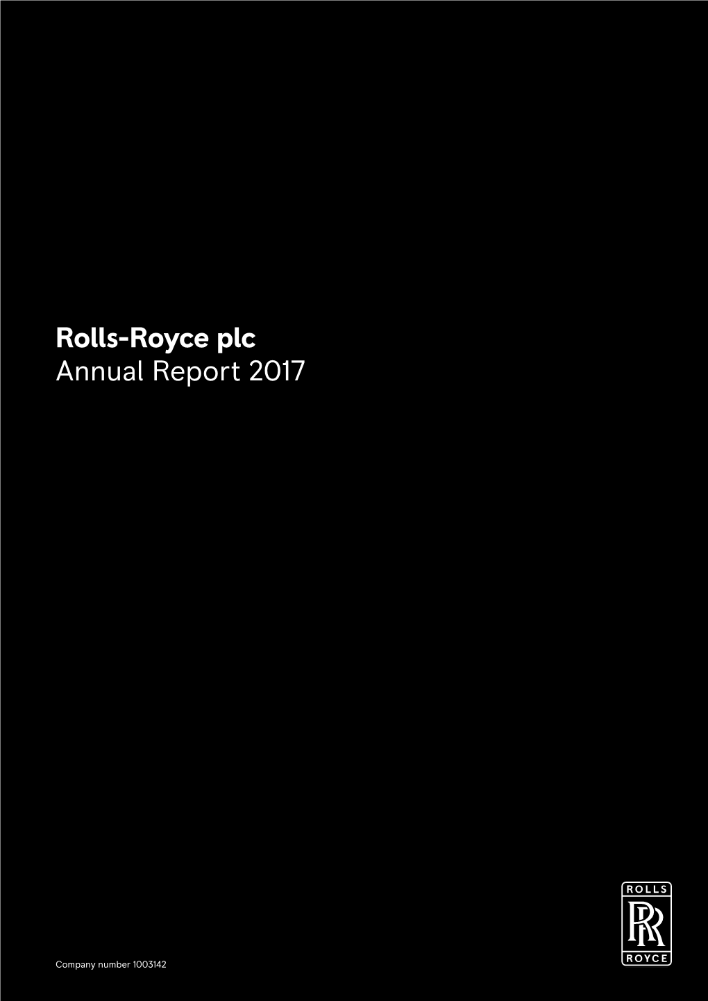 Rolls-Royce Plc Annual Report 2017