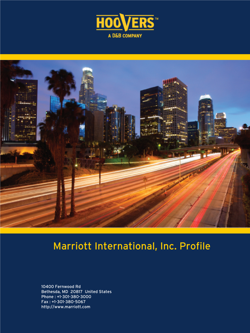Marriott International, Inc. Profile