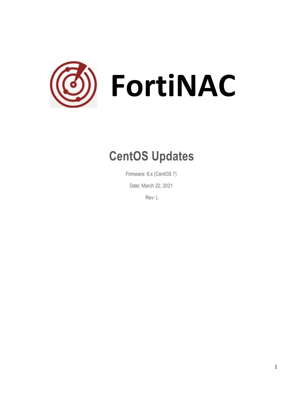 Fortinac Centos Updates