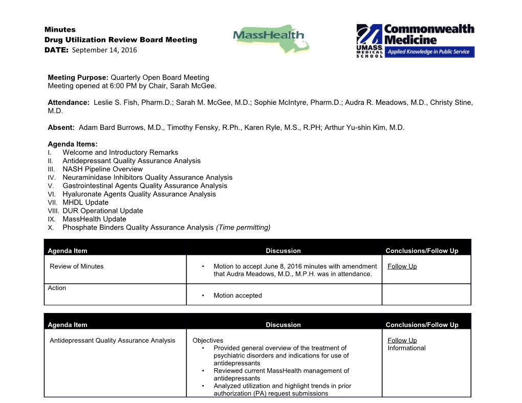 Meeting Purpose: Quarterly Open Board Meeting s1